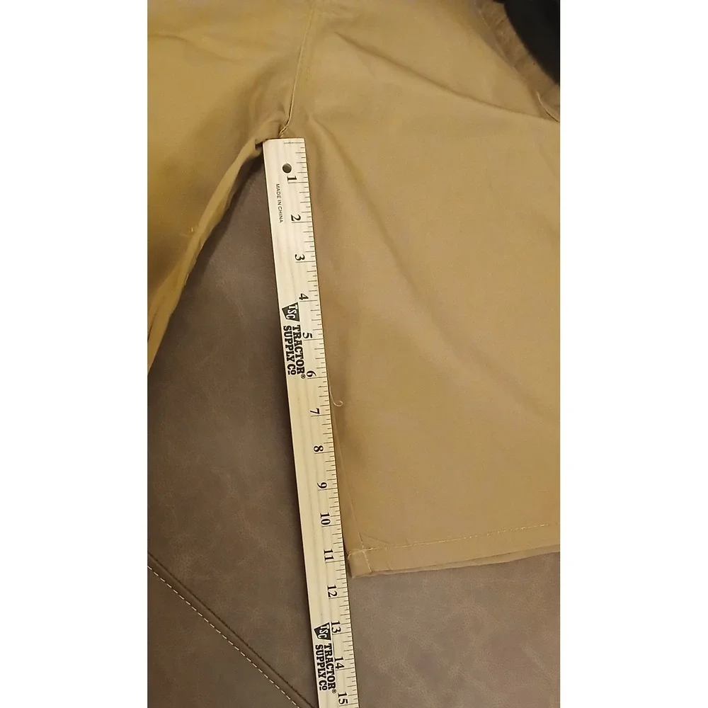 Cargo Shorts Youth Size 18 Tan Khaki Utility Multi Pocket Casual Jeanetix Boys